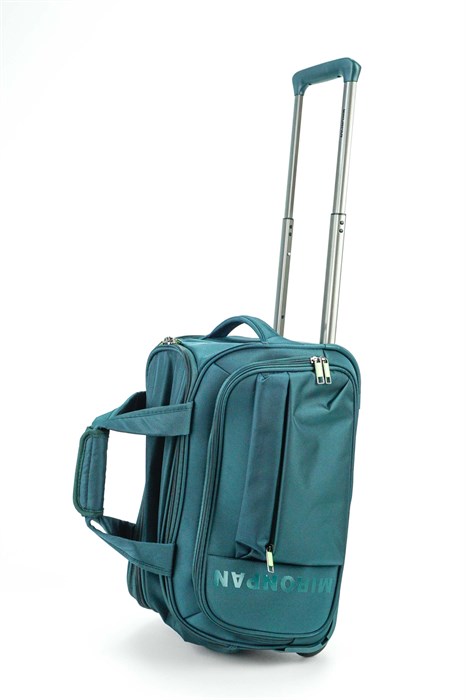Чемодан текстильный маленький bag move in style mironpan 50036-1/зеленый - фото 65690