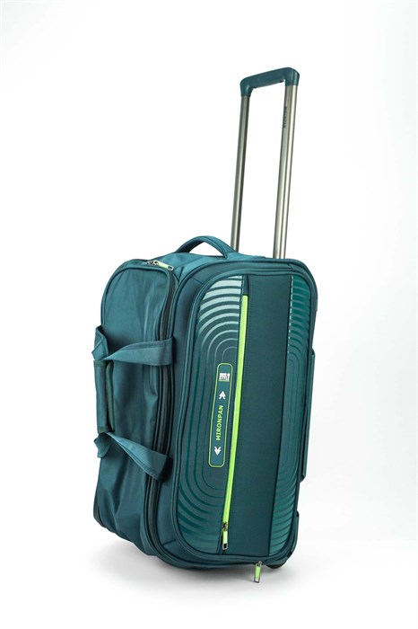 Чемодан текстильный средний bag ultra lightweight mironpan 50034-2/зеленый - фото 65785
