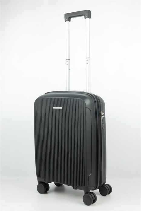 Чемодан маленький PP Sweetbags (Slick) с расширением 50078-XS/черный 16972