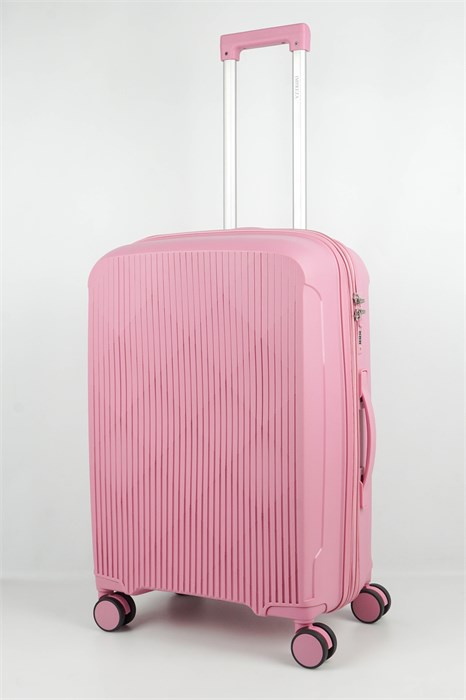 Чемодан средний PP Sweetbags (Slick) с расширением 50078-M+/розовый 16989 Чемодан средний PP Sweetbags (Slick) с расширением 50078-M+/розовый 16989