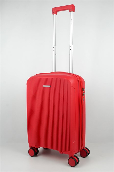 Чемодан маленький PP Sweetbags (Slick) с расширением 50078-XS/красный 16994 - фото 77233