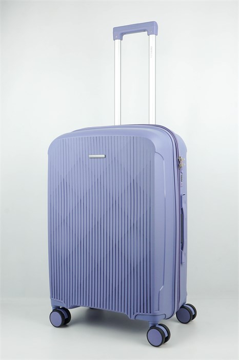 Чемодан средний PP Sweetbags (Slick) с расширением 50078-M+/сиреневый 16996 - фото 77280