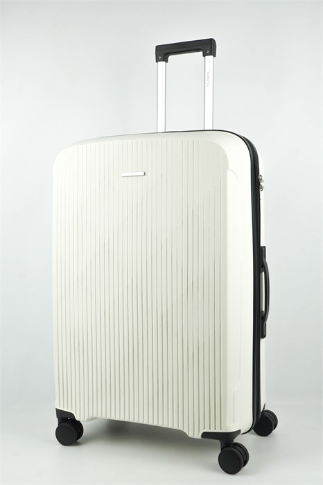 Чемодан большой PP Sweetbags (Slick) с расширением 50078-L/белый_с_черным 16982 Чемодан большой PP Sweetbags (Slick) с расширением 50078-L/белый_с_черным 16982