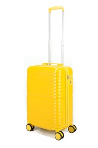 Чемодан маленький ABS (дугообразные линии) желтый