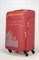 Чемодан текстильный большой Impreza (с аппликацией) съемные колеса 50017-L/красный 13030