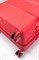 Чемодан средний PP (3 гориз. полосы) с расширением 50002-2/красный 14262