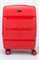 Чемодан маленький PP (3 гориз. полосы) с расширением 50002-1/красный 14263
