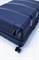 Чемодан большой PP (3 гориз. полосы) с расширением 50002-3/темно-синий 14288