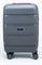 Чемодан маленький PP (4 гориз. полосы) 50001-1/серый 14281