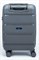 Чемодан маленький PP (4 гориз. полосы) 50001-1/серый 14281
