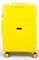 Чемодан средний PP (ромб. полосы) с расширением 50004-2/желтый 14295