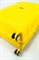 Чемодан средний PP (ромб. полосы) с расширением 50004-2/желтый 14295