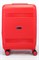 Чемодан маленький PP (мелкие полосы) с расширением 50003-1/красный 14387