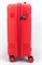 Чемодан маленький PP (мелкие полосы) с расширением 50003-1/красный 14387