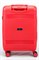 Чемодан маленький PP (мелкие полосы) с расширением 50003-1/красный 14387