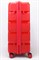 Чемодан большой PP (4 гориз. полосы) 50001-3/красный 14273