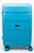 Чемодан средний PP (4 гориз. полосы) бирюзовый 50001-2/бирюзовый 14283