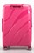 Чемодан средний PP Sweetbags (волны) с расширением 50006-2/малиновый 14713