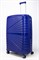 Чемодан большой PP Sweetbags (ракушка) с расширением темно-синий 50016-XL/синий 14742