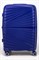 Чемодан средний PP Sweetbags (ракушка) с расширением 50016-M+/синий 14744
