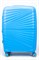 Чемодан средний PP Sweetbags (ракушка) с расширением 50016-M+/голубой 14747