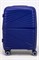 Чемодан маленький PP Sweetbags (ракушка) с расширением 50016-S/синий 14743