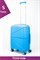Чемодан маленький PP Sweetbags (ракушка) с расширением 50016-S/голубой - фото 58873