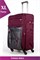 Чемодан текстильный большой Impreza бордовый съемные колеса waterproof - фото 58896