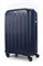 Чемодан большой PP (6 верт. полос) 50005-3/синий 14476