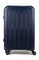Чемодан большой PP (6 верт. полос) 50005-3/синий 14476