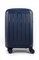 Чемодан маленький PP (6 верт. полос) 50005-1/синий 14478