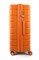 Чемодан большой PP (ромб. полосы) с расширением 50004-3/оранжевый 14932