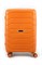 Чемодан средний PP (ромб. полосы) с расширением 50004-2/оранжевый 14933