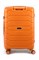 Чемодан средний PP (ромб. полосы) с расширением 50004-2/оранжевый 14933