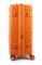 Чемодан средний PP (ромб. полосы) с расширением 50004-2/оранжевый 14933