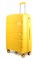 Чемодан большой PP Sweetbags (волнистые линии) с расширением желтый - фото 60468