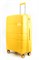 Чемодан большой PP Sweetbags (волнистые линии) с расширением желтый 15088
