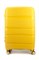 Чемодан большой PP Sweetbags (волнистые линии) с расширением желтый 15088