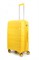 Чемодан средний PP Sweetbags (волнистые линии) с расширением желтый - фото 60479