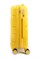 Чемодан маленький PP Sweetbags (волнистые линии) с расширением желтый 15089