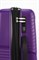 Чемодан большой PP Sweetbags (диагональные линии) с расширением 50022-L/фиолетовый 15076