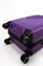 Чемодан большой PP Sweetbags (диагональные линии) с расширением 50022-L/фиолетовый 15076
