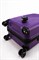 Чемодан средний PP Sweetbags (диагональные линии) с расширением 50022-M/фиолетовый 15078