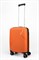 Чемодан маленький PP Sweetbags (диагональные линии) с расширением 50022-XS/оранжевый - фото 60766