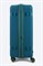Чемодан большой PP (мелкие полосы) с желтой каемкой и расширением 50003-3/бирюзовый_с_каемкой 15125