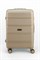 Чемодан средний PP (4 гориз. полосы) 50001-2/песочный 15130