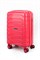 Чемодан маленький PP (ромб. полосы) с расширением 50004-1/малиновый 15188