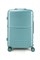 Чемодан средний ABS (дугообразные линии) с расширением 50024-M+/бирюзовый 15211