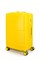 Чемодан средний ABS (дугообразные линии) с расширением 50024-M+/желтый 15220