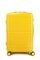 Чемодан средний ABS (дугообразные линии) с расширением 50024-M+/желтый 15220